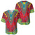 Haiti Choeblack Dashiki Style Baseball Jersey Red Color