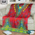 Haiti Choeblack Dashiki Style Blanket Red Color