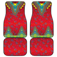 Haiti Choeblack Dashiki Style Car Mats Red Color