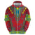 Haiti Choeblack Dashiki Style Hoodie Red Color