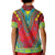 Haiti Choeblack Dashiki Style Kid Polo Shirt Red Color