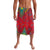 Haiti Choeblack Dashiki Style Lavalava Red Color