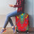 Haiti Choeblack Dashiki Style Luggage Cover Red Color