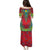Haiti Choeblack Dashiki Style Puletasi Red Color