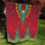 Haiti Choeblack Dashiki Style Quilt Red Color