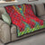 Haiti Choeblack Dashiki Style Quilt Red Color