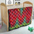 Haiti Choeblack Dashiki Style Quilt Red Color
