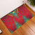 Haiti Choeblack Dashiki Style Rubber Doormat Red Color