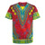 Haiti Choeblack Dashiki Style Rugby Jersey Red Color