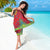 Haiti Choeblack Dashiki Style Sarong Red Color