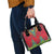 Haiti Choeblack Dashiki Style Shoulder Handbag Red Color