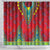 Haiti Choeblack Dashiki Style Shower Curtain Red Color