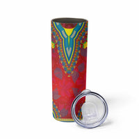 Haiti Choeblack Dashiki Style Skinny Tumbler Red Color