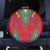 Haiti Choeblack Dashiki Style Spare Tire Cover Red Color