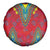 Haiti Choeblack Dashiki Style Spare Tire Cover Red Color