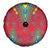 Haiti Choeblack Dashiki Style Spare Tire Cover Red Color