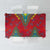 Haiti Choeblack Dashiki Style Tablecloth Red Color
