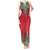 Haiti Choeblack Dashiki Style Tank Maxi Dress Red Color