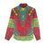 Haiti Choeblack Dashiki Style Women Casual Shirt Red Color