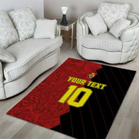 Custom Belgium Football 2024 Go Champion Area Rug - Wonder Print Shop