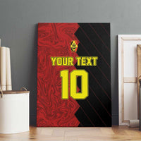 Custom Belgium Football 2024 Go Champion Canvas Wall Art - Wonder Print Shop