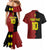 Custom Belgium Football 2024 Go Champion Couples Matching Mermaid Dress and Hawaiian Shirt - Wonder Print Shop