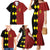 Custom Belgium Football 2024 Go Champion Family Matching Mermaid Dress and Hawaiian Shirt - Wonder Print Shop
