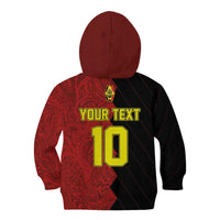 Custom Belgium Football 2024 Go Champion Kid Hoodie - Wonder Print Shop