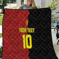 Custom Belgium Football 2024 Go Champion Quilt - Wonder Print Shop