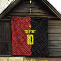 Custom Belgium Football 2024 Go Champion Quilt - Wonder Print Shop