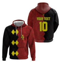 Custom Belgium Football 2024 Go Champion Zip Hoodie - Wonder Print Shop