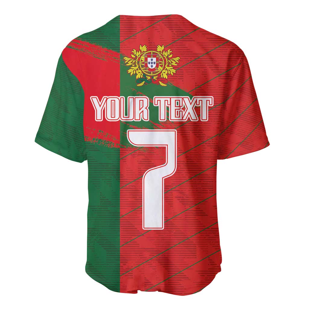 Custom Portugal Football 2024 Go Champion Baseball Jersey - Wonder Print Shop