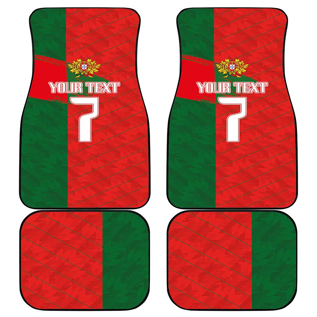 Custom Portugal Football 2024 Go Champion Car Mats - Wonder Print Shop