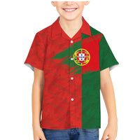 Custom Portugal Football 2024 Go Champion Family Matching Mermaid Dress and Hawaiian Shirt - Wonder Print Shop