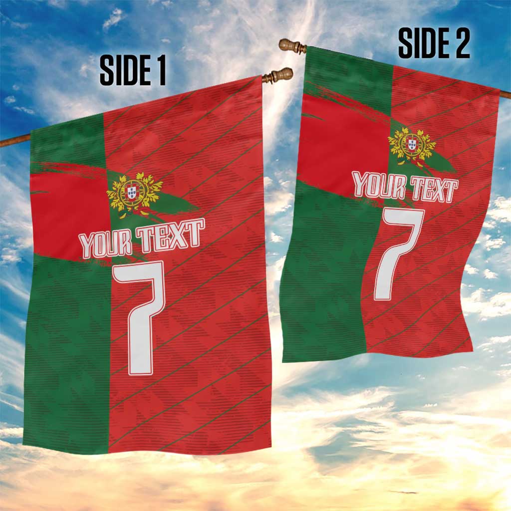 Custom Portugal Football 2024 Go Champion Garden Flag - Wonder Print Shop