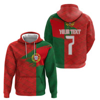 Custom Portugal Football 2024 Go Champion Hoodie - Wonder Print Shop