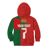 Custom Portugal Football 2024 Go Champion Kid Hoodie - Wonder Print Shop