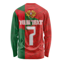 Custom Portugal Football 2024 Go Champion Long Sleeve Shirt - Wonder Print Shop