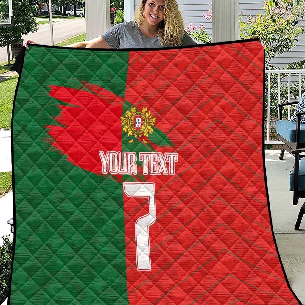 Custom Portugal Football 2024 Go Champion Quilt - Wonder Print Shop