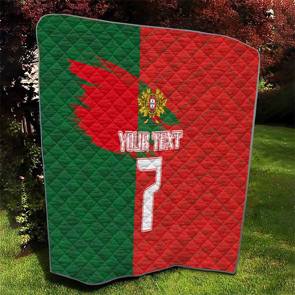 Custom Portugal Football 2024 Go Champion Quilt - Wonder Print Shop