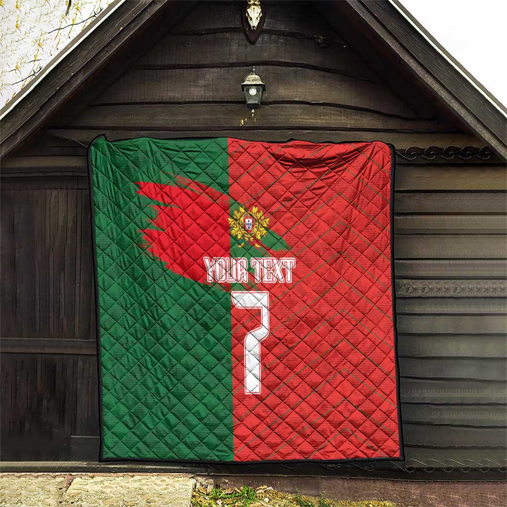 Custom Portugal Football 2024 Go Champion Quilt - Wonder Print Shop