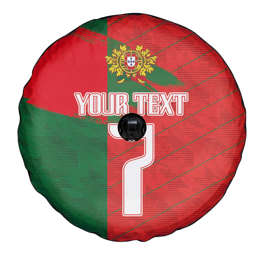 Custom Portugal Football 2024 Go Champion Spare Tire Cover - Wonder Print Shop