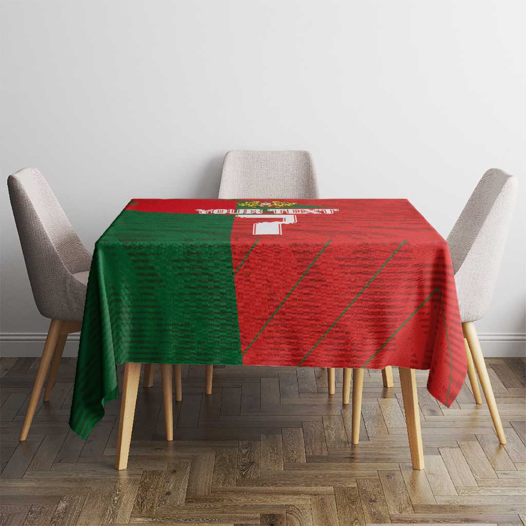 Custom Portugal Football 2024 Go Champion Tablecloth - Wonder Print Shop