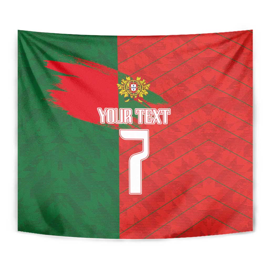 Custom Portugal Football 2024 Go Champion Tapestry - Wonder Print Shop