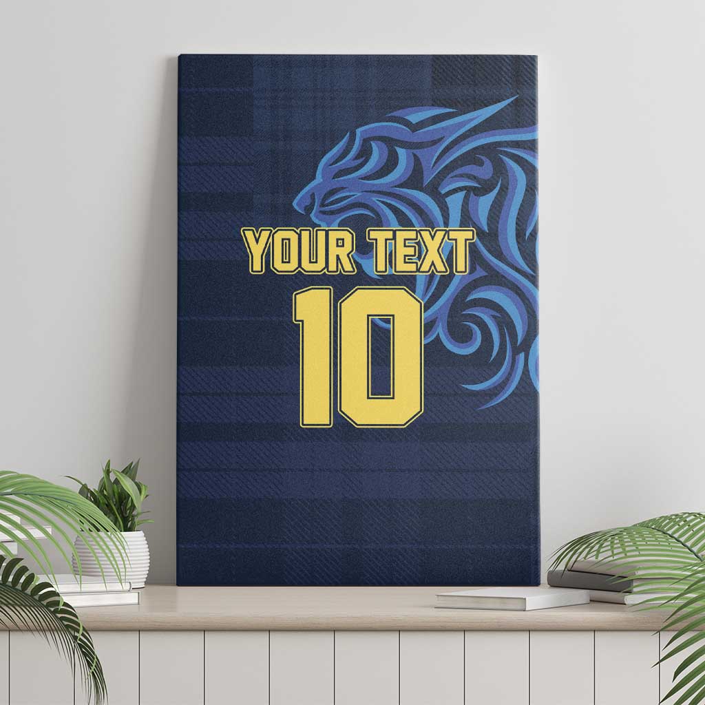 Custom Scotland Football 2024 Go Champion Canvas Wall Art - Wonder Print Shop