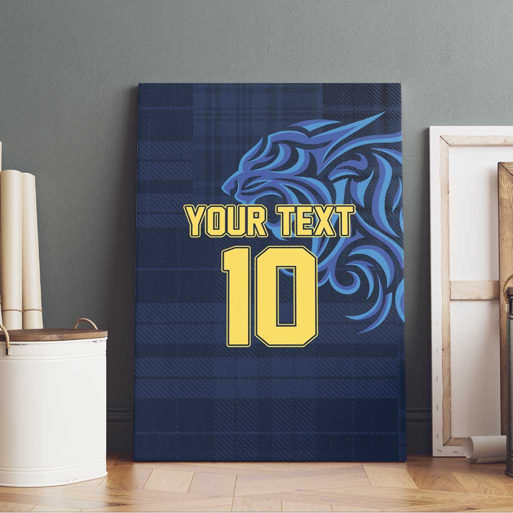 Custom Scotland Football 2024 Go Champion Canvas Wall Art - Wonder Print Shop