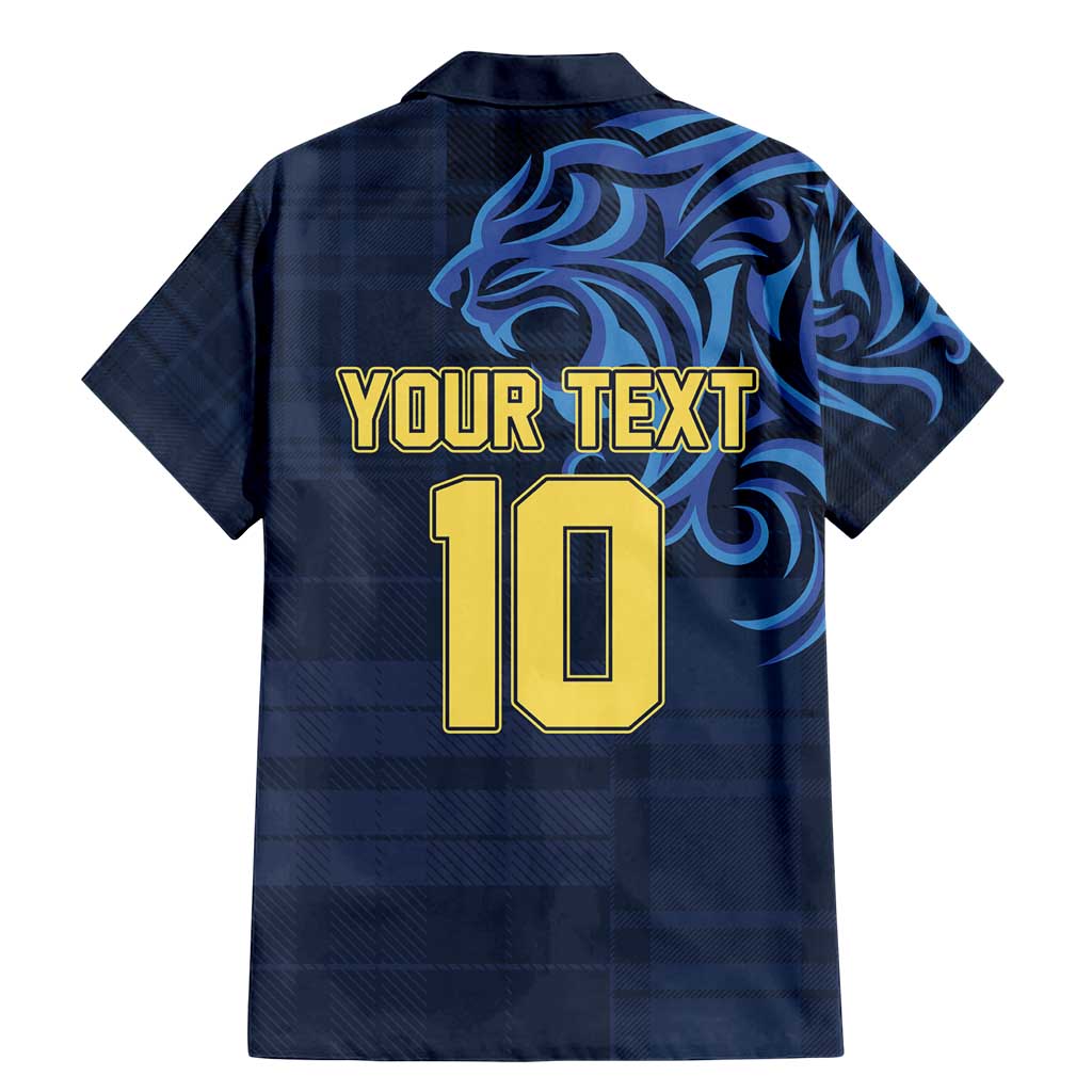 Custom Scotland Football 2024 Go Champion Family Matching Mermaid Dress and Hawaiian Shirt - Wonder Print Shop