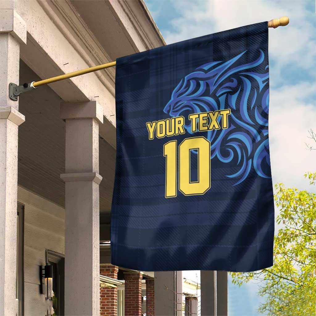 Custom Scotland Football 2024 Go Champion Garden Flag - Wonder Print Shop
