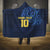 Custom Scotland Football 2024 Go Champion Hooded Blanket