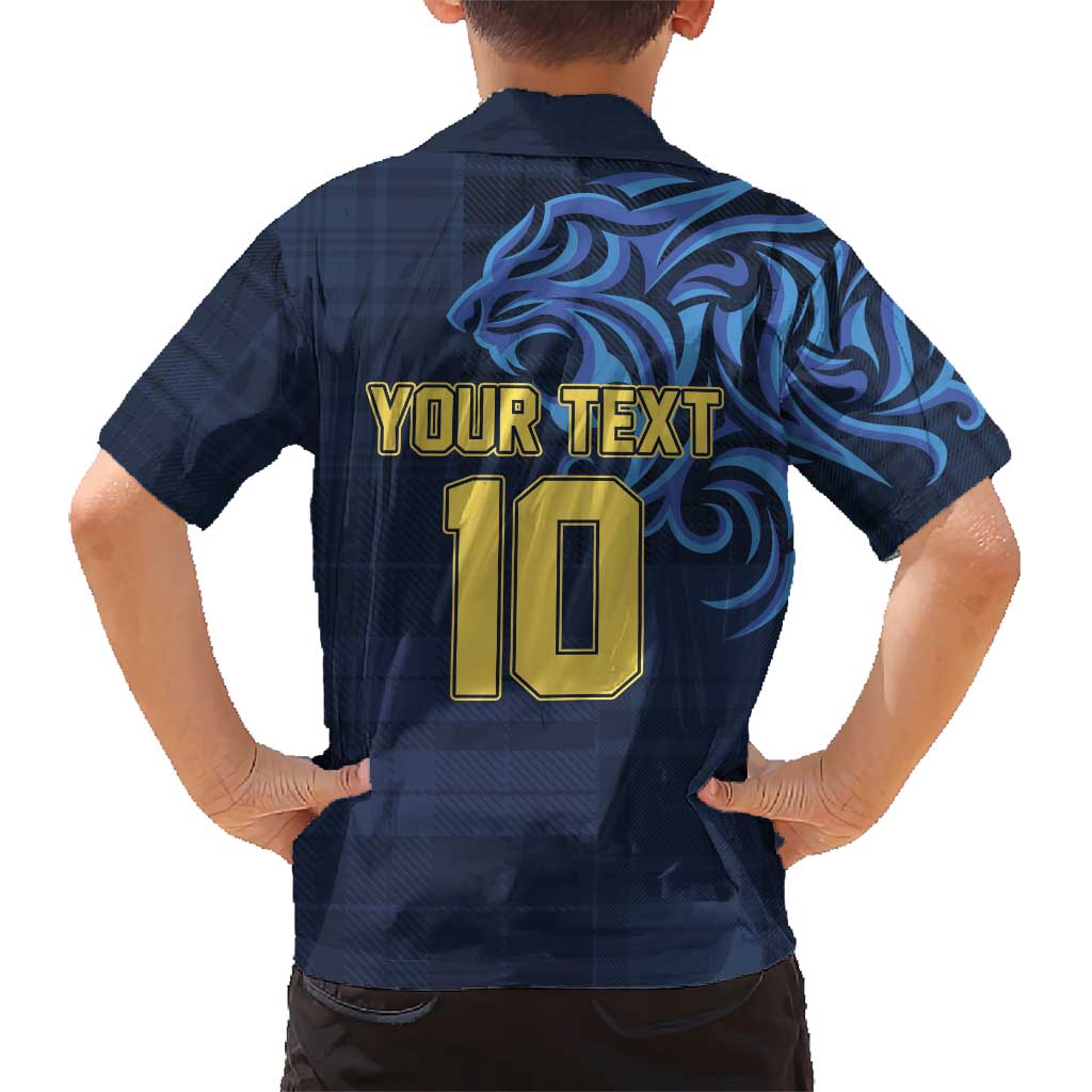 Custom Scotland Football 2024 Go Champion Kid Hawaiian Shirt - Wonder Print Shop